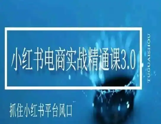 小红书电商实战精通课3.0，抓住小红书平台的风口，不错过有一个赚钱的机会-北疆网创