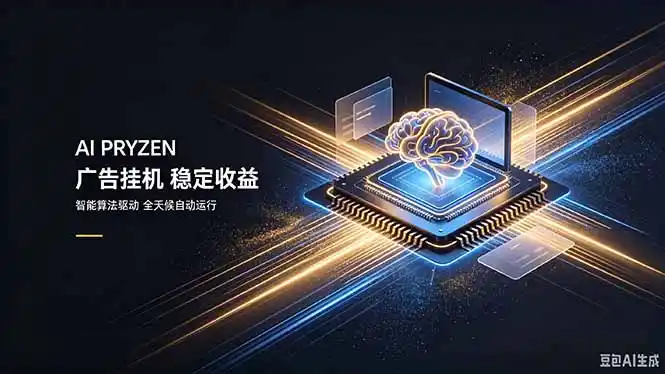 AI Pryzen 广告挂机|24小时自动跑,日入300-500,新手零门槛-北疆网创