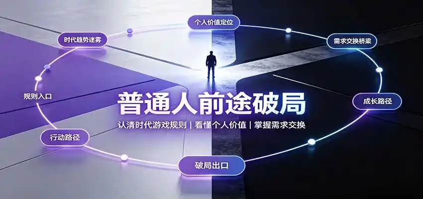普通人前途破局：认清时代游戏规则，看懂个人价值，掌握需求交换-北疆网创