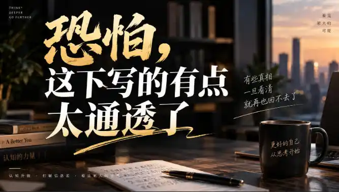 灏泽叔最新付费文章：恐怕，这下写的有点太通透了-北疆网创