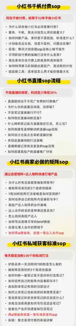 小红书高利润AI经营课2026年7.18-20：起号+爆文+付费+达人+私域，利用AI与SOP实现团队人效翻倍增长-北疆网创