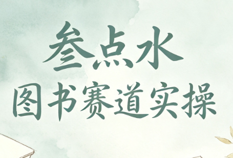 叁点水图书赛道实操-北疆网创