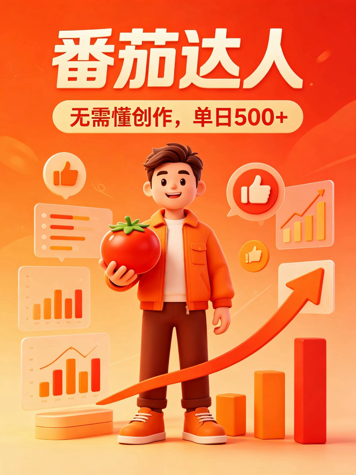 番茄小说达人全自动变现，普通人轻松日入500+-北疆网创